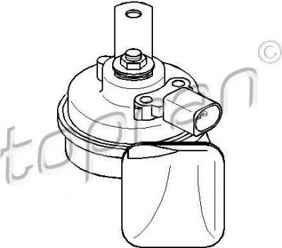 Topran 111 072 звуковой сигнал на VW GOLF PLUS (5M1, 521)