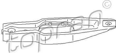 Topran 111 246 возвратная вилка, система сцепления на VW GOLF III (1H1)