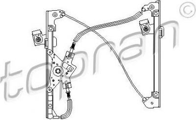 Topran 111 256 подъемное устройство для окон на VW MULTIVAN V (7HM, 7HN, 7HF, 7EF, 7EM, 7EN)