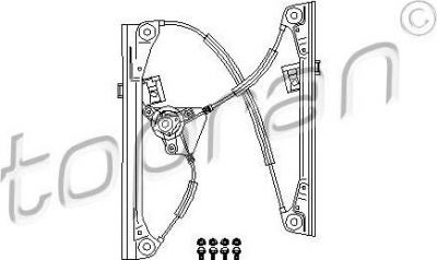 Topran 111 260 подъемное устройство для окон на VW POLO (9N_)