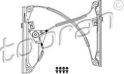Topran 111 266 подъемное устройство для окон на VW POLO (9N_)