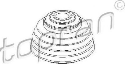 Topran 111 328 пыльник, предохранит. штифт - шток вилки переключ. на AUDI 80 Avant (8C, B4)