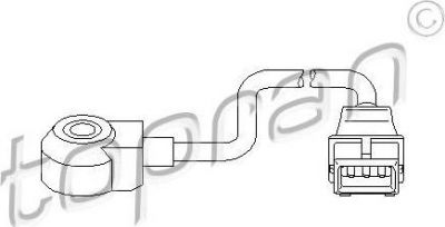 Topran 111 389 датчик детонации на SKODA OCTAVIA (1U2)