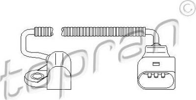 Topran 111 392 датчик частоты вращения, управление двигателем на VW PASSAT Variant (3C5)