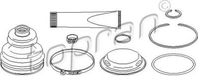 Topran 111 640 комплект пылника, приводной вал на VW GOLF IV (1J1)