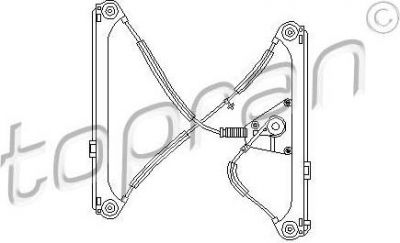 Topran 111 715 подъемное устройство для окон на AUDI A3 Sportback (8PA)
