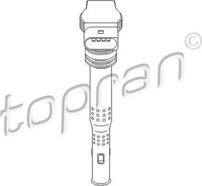 Topran 111 741 катушка зажигания на AUDI A3 (8P1)