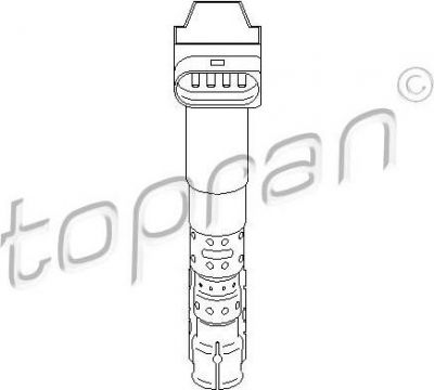 Topran 111 745 катушка зажигания на VW PASSAT Variant (3B6)