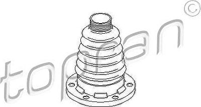Topran 111 762 пыльник, приводной вал на AUDI TT Roadster (8J9)