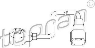 Topran 112 098 датчик детонации на VW PASSAT Variant (3C5)