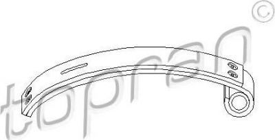 Topran 112 120 планка натяжного устройства, цепь привода распреде на FORD GALAXY (WGR)