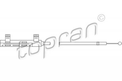 Topran 112 279 тросик замка капота на VW PASSAT Variant (3B6)