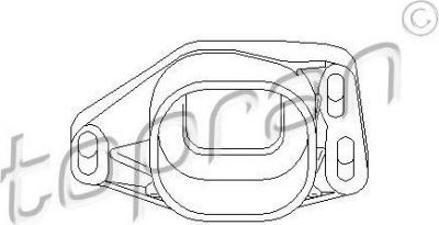 Topran 112 336 кронштейн, подвеска двигателя на VW PASSAT Variant (3B6)