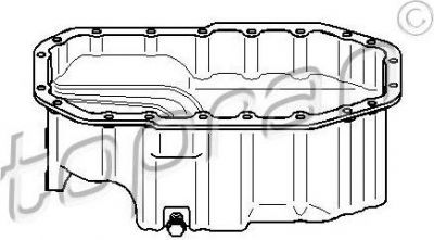 Topran 112 359 масляный поддон на SKODA OCTAVIA Combi (1U5)