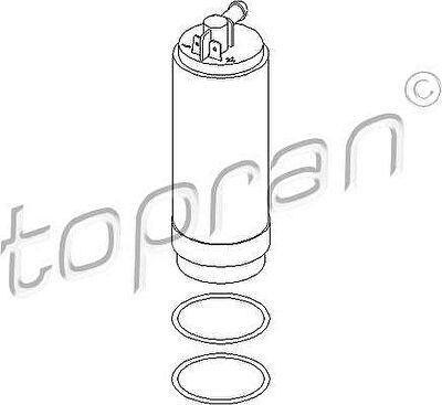 Topran 112 461 топливный насос на VW GOLF IV (1J1)