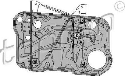 Topran 112 878 подъемное устройство для окон на VW GOLF IV (1J1)