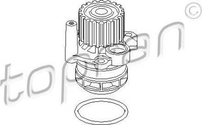 Topran 112 945 водяной насос на SKODA SUPERB универсал (3T5)
