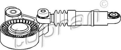 Topran 112 964 натяжитель ремня, клиновой зубча на VW TOUAREG (7P5)