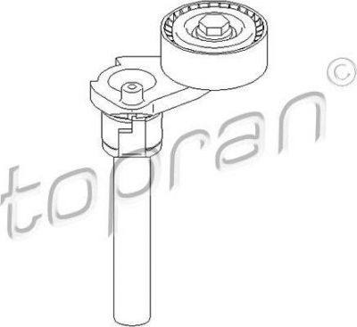 Topran 113 196 натяжитель ремня, клиновой зубча на VW PASSAT (362)