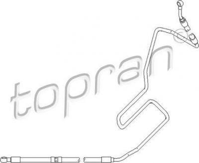 Topran 113 357 гидравлический шланг, рулевое управление на SKODA OCTAVIA Combi (1U5)
