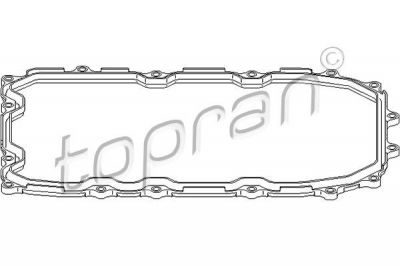 Topran 113 393 прокладка, масляный поддон автоматической коробки на VW TOUAREG (7LA, 7L6, 7L7)