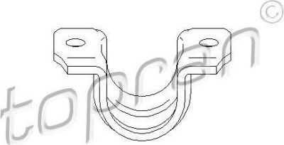 Topran 113 412 кронштейн, подвеска стабилизато на SEAT ALTEA XL (5P5, 5P8)