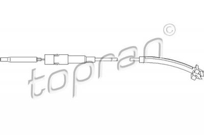 Topran 113 437 трос, регулировка спинки сидения на VW GOLF IV (1J1)