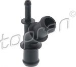 Topran 115 408 фланец охлаждающей жидкости на VW MULTIVAN V (7HM, 7HN, 7HF, 7EF, 7EM, 7EN)