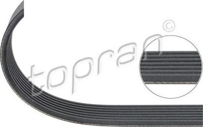 Topran 115 940 поликлиновой ремень на AUDI Q5 (8R)