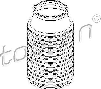 Topran 200 431 защитный колпак / пыльник, амортизатор на OPEL ASCONA C (81_, 86_, 87_, 88_)