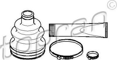 Topran 200 524 комплект пылника, приводной вал на OPEL ASTRA F (56_, 57_)