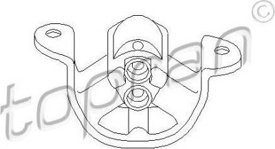 Topran 201 389 подвеска, двигатель на OPEL CALIBRA A (85_)