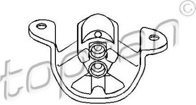 Topran 201 399 подвеска, двигатель на OPEL ASTRA F кабрио (53_B)