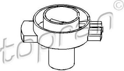 Topran 202 017 бегунок распределителя зажигани на OPEL ASCONA C (81_, 86_, 87_, 88_)