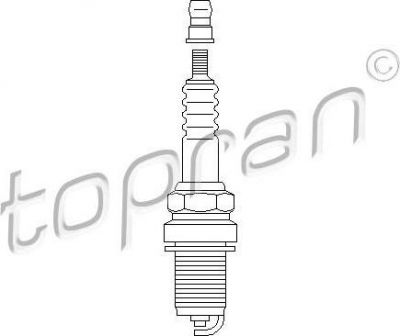 Topran 205 040 свеча зажигания на RENAULT MEGANE I (BA0/1_)