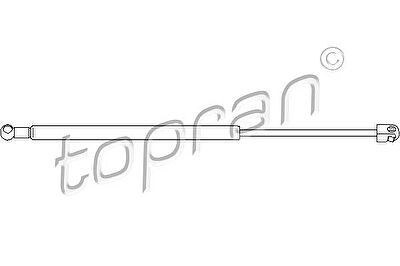 Topran 205 424 газовая пружина, крышка багажник на OPEL VECTRA B универсал (31_)