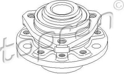 Topran 205 768 ступица колеса на OPEL ASTRA G универсал (F35_)