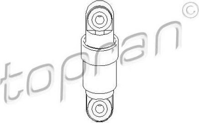 Topran 206 046 натяжитель ремня, клиновой зубча на OPEL VECTRA C GTS
