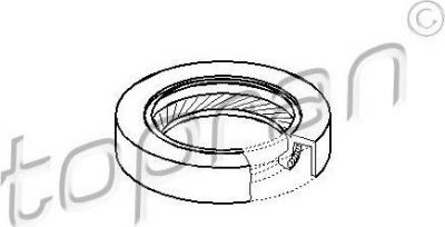 Topran 206 166 уплотняющее кольцо, ступенчатая коробка передач на OPEL OMEGA A (16_, 17_, 19_)