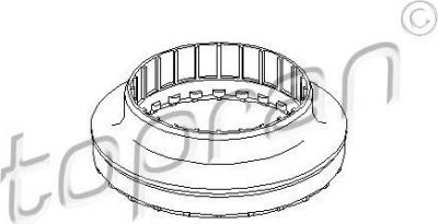 Topran 206 450 подшипник качения, опора стойки амортизатора на OPEL VECTRA C GTS