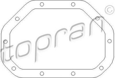 Topran 206 470 прокладка, дифференциал на OPEL ASTRA H GTC (L08)