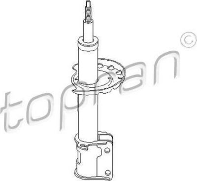 Topran 206 549 амортизатор на OPEL CORSA C (F08, F68)