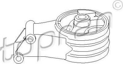 Topran 206 562 подвеска, двигатель на OPEL VECTRA C универсал