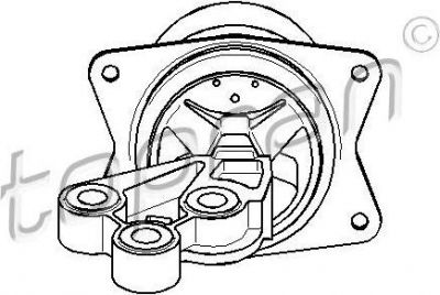 Topran 206 576 подвеска, двигатель на OPEL VECTRA C универсал