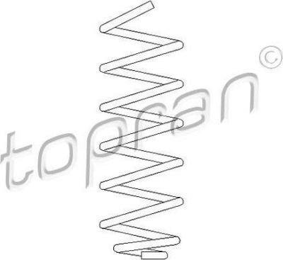 Topran 207 002 пружина ходовой части на OPEL VECTRA B (36_)