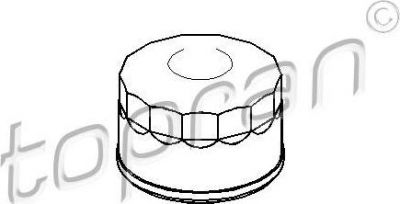 Topran 207 027 масляный фильтр на RENAULT FLUENCE (L30_)