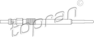 Topran 207 131 свеча накаливания на SEAT CORDOBA (6L2)