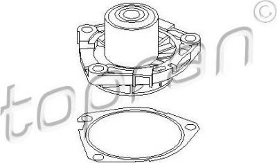 Topran 207 159 водяной насос на OPEL ZAFIRA TOURER C (P12)