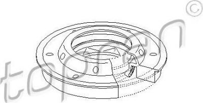 Topran 207 320 уплотняющее кольцо, дифференциал на OPEL INSIGNIA седан