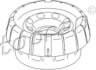 Topran 207 501 опора стойки амортизатора на NISSAN PRIMASTAR автобус (X83)